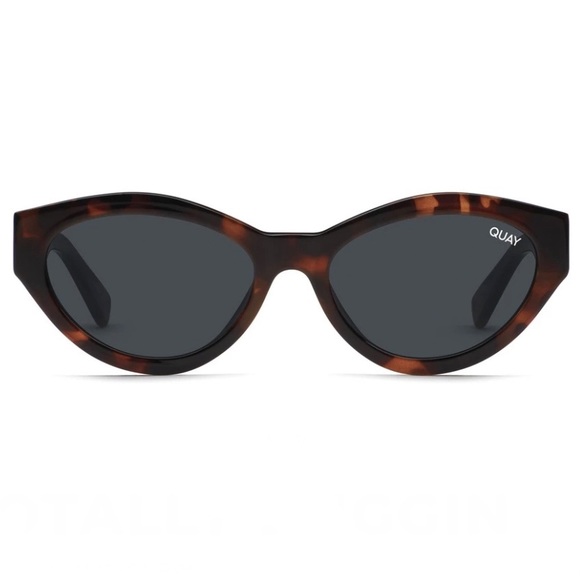 QUAY Totally Buggin Sunglasses Tortoise Blackout - Picture 7 of 9